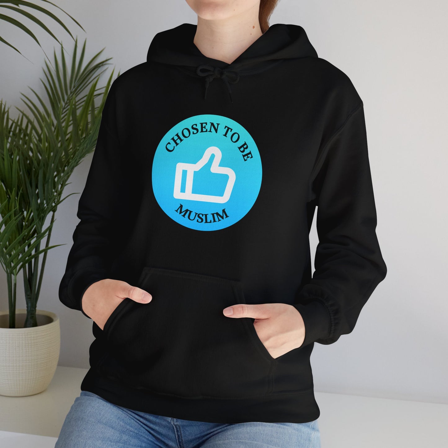 Unisex Chosen to Be Muslim Hoodie - Spiritual Comfort and Pride Islamic Streetwear Fashion Hoodie