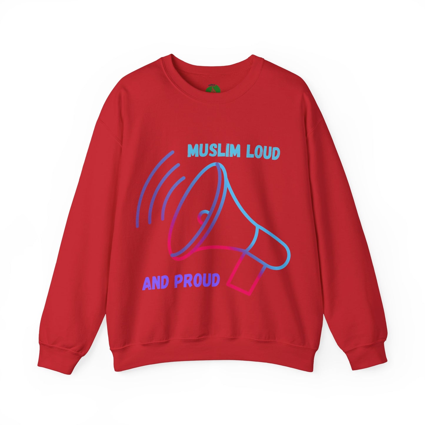 Muslim Loud and Proud Sweatshirt - Unisex Heavy Blend™ Crewneck Islamic Streetwear Fashion