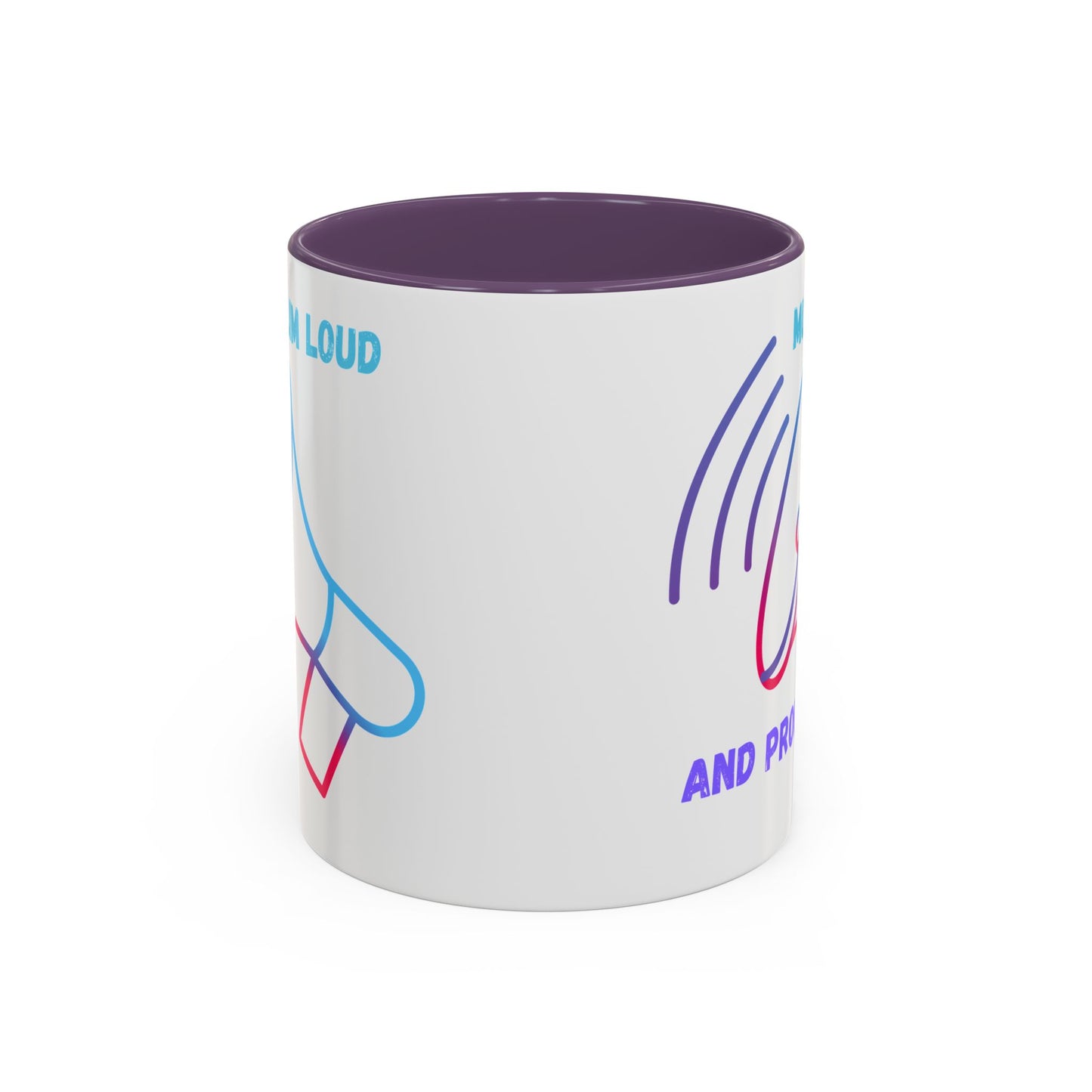 Muslim Loud and Proud Coffee Mug - Accent 11oz & 15oz Islamic Accessories Mug