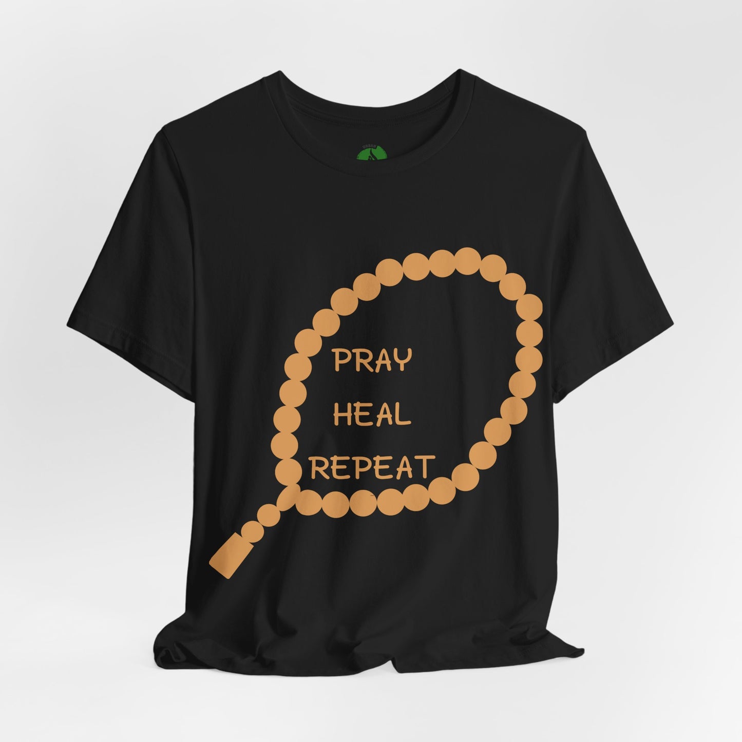 Pray Heal Repeat Unisex Jersey Tee - Inspirational Spiritual Shirt