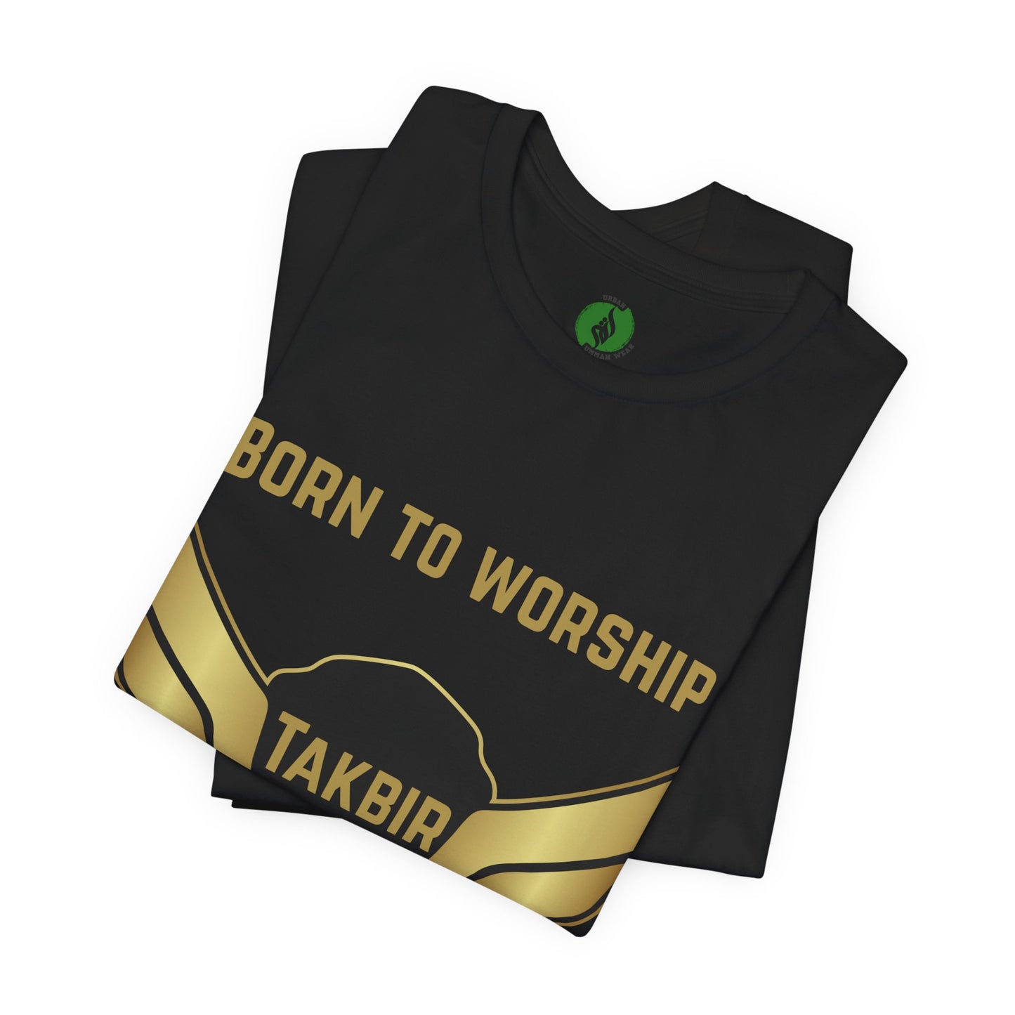 Inspirational Unisex Short Sleeve Tee - 'Born to Worship'