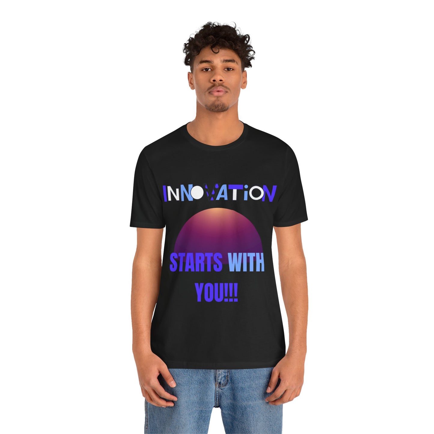 Inspirational Innovation Tee for Creative Minds Gym Clothing T Shirt
